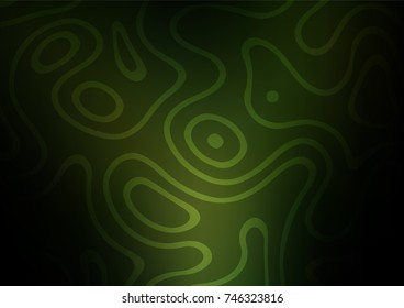 Dark Green vector abstract doodle texture. Modern geometrical abstract illustration with doodles. The best blurred design for your business.