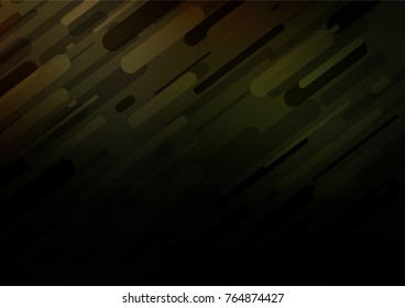 Dark Green vector abstract doodle background. Colorful abstract illustration with lines in Asian style. The pattern can be used for coloring books and pages for kids.
