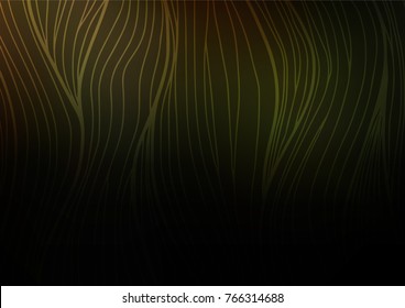 Dark Green vector abstract doodle pattern. A vague abstract illustration with doodles in Indian style. A completely new template for your business design.