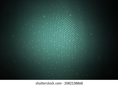 Vector verde oscuro Ilustración abstracta con burbujas coloreadas en estilo natural. Diseño decorativo borroso en estilo abstracto con burbujas. Diseño moderno para una tarjeta de visita.