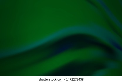 Dark Green vector abstract layout. New colored illustration in blur style with gradient. The best blurred design for your business.