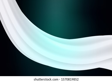 Dark Green vector abstract layout. Glitter abstract illustration with gradient design. Completely new design for your business.