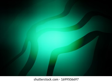 Dark Green vector abstract layout. Colorful illustration in abstract style with gradient. New style design for your brand book.
