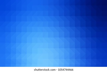Dark Green vector abstract mosaic template. Geometric illustration in Origami style with gradient.  The polygonal design can be used for your web site.