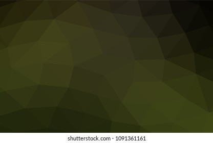 Dark Green vector abstract mosaic pattern. Modern geometrical abstract illustration with gradient. The textured pattern can be used for background.