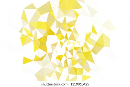 Dark Green vector abstract mosaic backdrop. Shining polygonal illustration, which consist of triangles. Pattern for a brand book's backdrop.