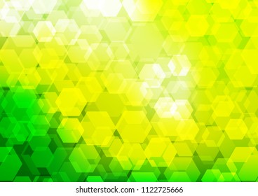 Dark Green vector abstract mosaic pattern. A completely new color illustration in a vague style. A completely new template for your business design.