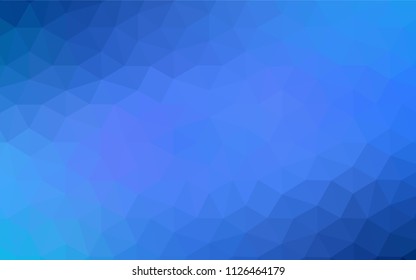 Dark Green vector abstract mosaic backdrop. Creative geometric illustration in Origami style with gradient. Pattern for a brand book's backdrop.