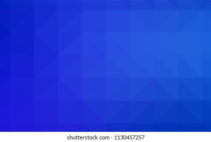 Dark Green vector abstract mosaic backdrop. Creative illustration in halftone style with triangles. New template for your brand book.