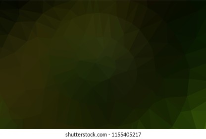 Dark Green vector abstract mosaic background. Colorful illustration in abstract style with gradient. The textured pattern can be used for background.