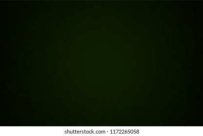 Dark Green vector abstract mosaic pattern. Shining illustration, which consist of triangles. The textured pattern can be used for background.