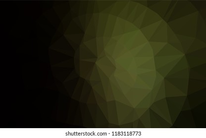 Dark Green vector abstract mosaic backdrop. Colorful abstract illustration with gradient. A completely new design for your business.