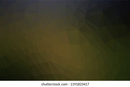 Dark Green vector abstract mosaic pattern. A completely new color illustration in a vague style. The template can be used as a background for cell phones.