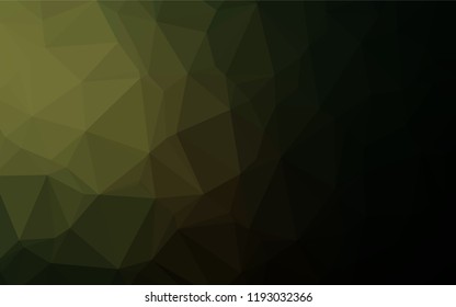 Dark Green vector abstract mosaic background. Shining colored illustration in a Brand new style. A completely new template for your business design.