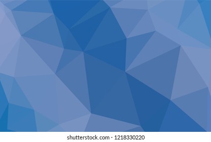 Dark Green vector abstract mosaic pattern. Glitter abstract illustration with an elegant triangles. Best triangular design for your business.