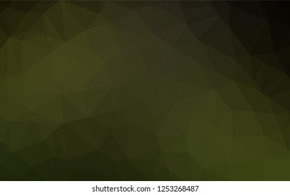 Dark Green vector abstract mosaic backdrop. Colorful abstract illustration with gradient. A completely new design for your business.