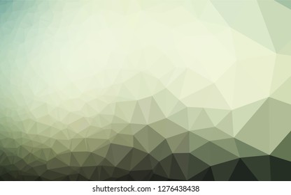 Dark Green vector abstract mosaic backdrop. Modern geometrical abstract illustration with gradient. The textured pattern can be used for background.