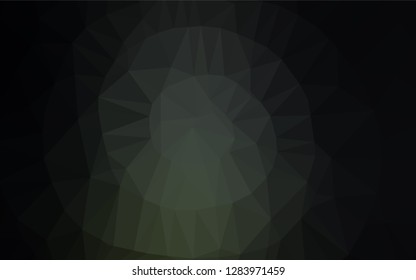 Dark Green vector abstract mosaic background. An elegant bright illustration with gradient. The textured pattern can be used for background.
