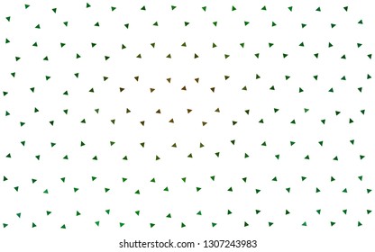 Dark Green vector  abstract mosaic pattern. Creative geometric illustration in Origami style with gradient. New template for your brand book.