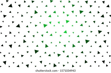 Dark Green vector  abstract mosaic background. A sample with polygonal shapes. Brand new design for your business.