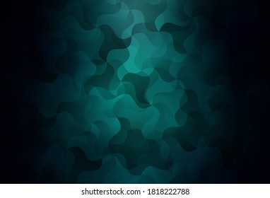 Fondo de mosaico abstracto del vector verde oscuro. Ilustración abstracta brillante con triángulos elegantes. Nueva plantilla para tu libro de marcas.