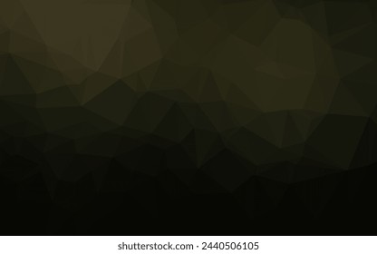 Dunkelgrüner Vektor-abstrakter Mosaik-Hintergrund. Glänzende farbige Illustration in einem brandneuen Stil. Vorlage für einen Handy-Hintergrund.