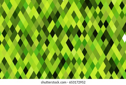 Dark Green vector abstract mosaic background. Creative illustration in halftone style with gradient. The polygonal design can be used for your web site.