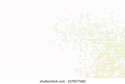 Dark Green vector abstract pattern with circles. Geometry template for your business design. Background with colored spheres.