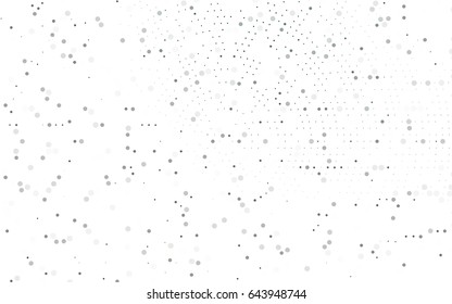 Dark Green vector abstract pattern with circles. Geometry template for your business design. Background with colored spheres.