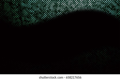 Dark Green vector abstract pattern with circles. Geometry template for your business design. Background with colored spheres.