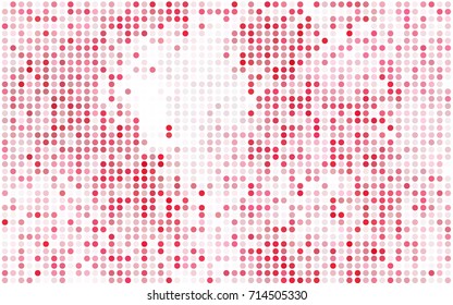 Dark Green vector abstract pattern with circles. Geometry template for your business design. Background with colored spheres.