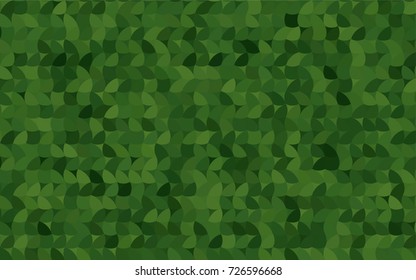 Dark Green vector abstract pattern with circles. Geometry template for your business design. Background with colored spheres.