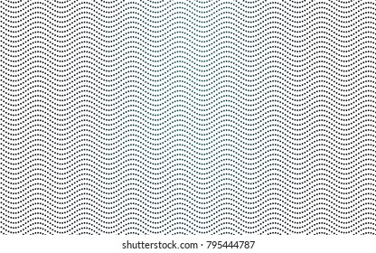 Dark Green vector abstract pattern with circles. Geometry template for your business design. Background with colored spheres.