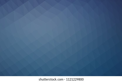 Dark Green vector abstract polygonal template. Colorful abstract illustration with gradient. The elegant pattern can be used as part of a brand book.