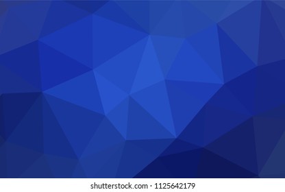 Dark Green vector abstract polygonal template. A completely new color illustration in a polygonal style. Brand new design for your business.