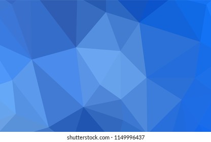 Dark Green vector abstract polygonal background. Creative illustration in halftone style with triangles. Best triangular design for your business.
