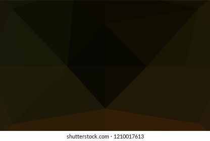 Dark Green vector abstract polygonal texture. Modern geometrical abstract illustration with gradient. The elegant pattern can be used as part of a brand book.