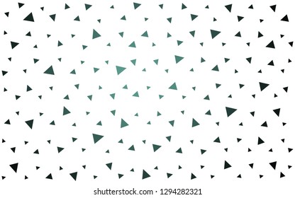 Dark Green vector  abstract polygonal pattern. A completely new color illustration in a polygonal style. A new texture for your web site.