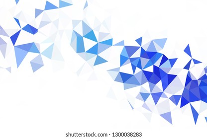 Dark Green vector abstract polygonal pattern. Creative geometric illustration in Origami style with gradient. Best triangular design for your business.