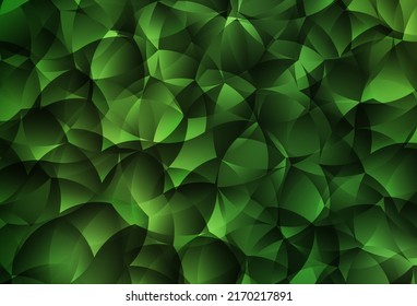 Fondo polígono abstracto del vector verde oscuro. Ilustración abstracta poligonal con gradiente. Patrón para el fondo de un libro de marca.