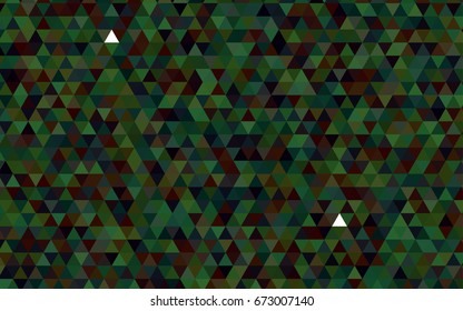 Dark Green vector abstract polygonal pattern. Colorful illustration in abstract style with gradient. A new texture for your design.