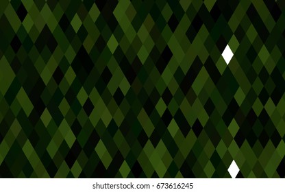 Dark Green vector abstract polygonal background. Shining colored illustration in a brand-new style. Triangular pattern for your business design.