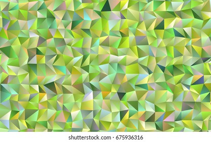 Dark Green vector abstract polygonal template. Shining colored illustration in a brand-new style. The completely new template can be used for your brand book.