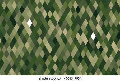 Dark Green vector abstract polygonal pattern. Colorful abstract illustration with gradient. Triangular pattern for your business design.