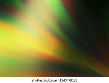 Dark Green vector abstract template. Creative illustration in halftone style with gradient. A new texture for your design.
