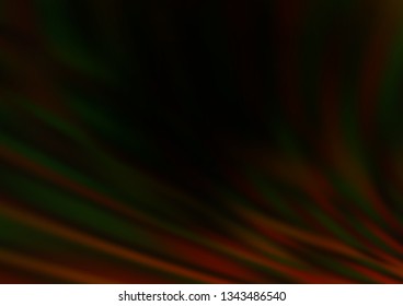 Dark Green vector abstract template. Colorful abstract illustration with gradient. The elegant pattern for brand book.