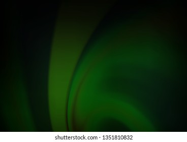 Dark Green vector abstract template. An elegant bright illustration with gradient. The elegant pattern for brand book.