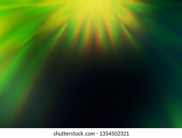 Dark Green vector abstract template. Shining colorful illustration in a Brand new style. Brand new design for your business.