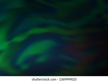 Dark Green vector abstract template. Modern geometrical abstract illustration with gradient. The template can be used for your brand book.