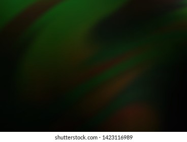 Dark Green vector abstract template. Modern geometrical abstract illustration with gradient. The background for your creative designs.